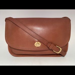 Vintage Coach British Tan City Bag